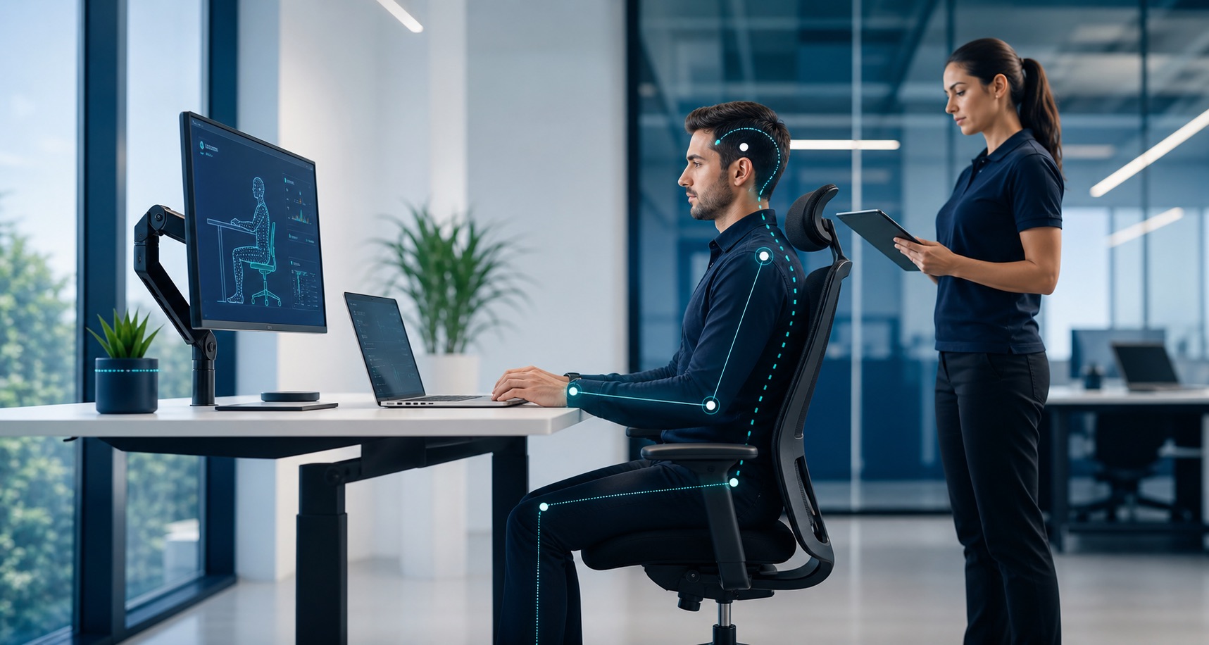 Evaluación ergonómica inteligente en entorno corporativo